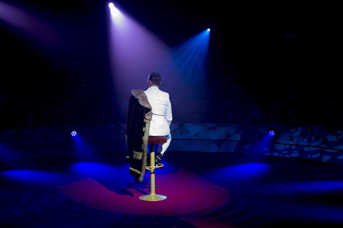 Alessandro Cipriano performing live at Circus Conelli, Zurich