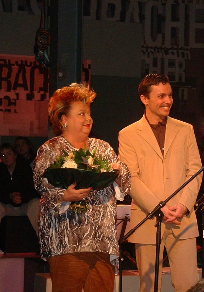 Nella Martinetti and André Gloor at the Amore Mio CD launch in Zurich in 2006
