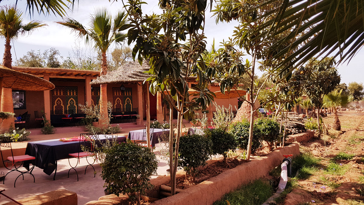Atmosphere at Le Paradis du Safran in Morocco