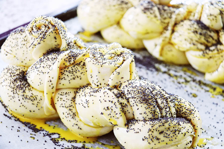 Swiss Butter Plait with Poppy Seeds from the Da Cipriano Taste Journal