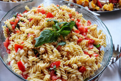 Angela Carnelutti – Italian Catering Zurich Mediterranean pasta salad by Angela Carnelutti in Zurich