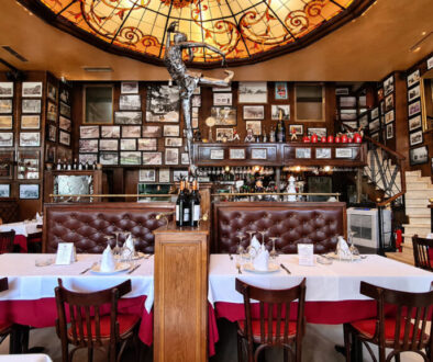 Interior of Bagatelle Marrakech, a classic French brasserie in Marrakech