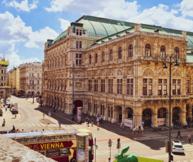 Vienna State Opera in Vienna, Austria, photographed in 2021